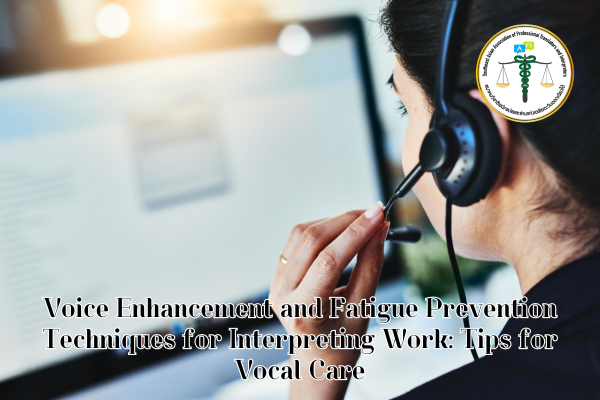 Voice Enhancement and Fatigue Prevention Techniques for Interpreting Work