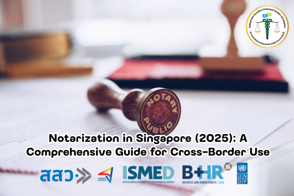 Notarization in Singapore 2025 A Comprehensive Guide for Cross Border Use
