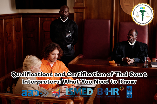Qualifications and Certification of Thai Court Interpreters What You Need to Know