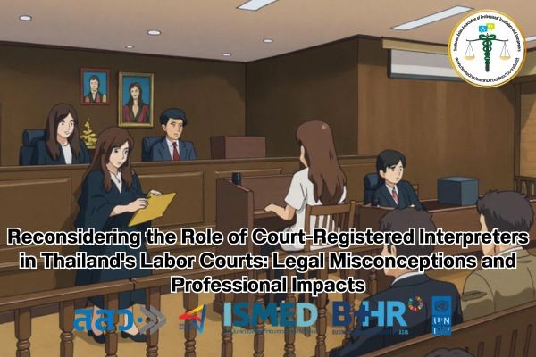 Reconsidering the Role of Court Registered Interpreters in Thailands Labor Courts