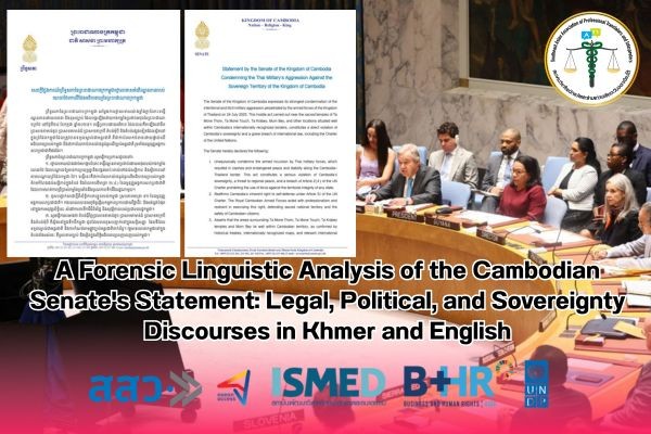 A Forensic Linguistic Analysis of the Cambodian Senates Statement