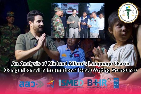 An Analysis of Michael Alfaros Language Use in Comparison with International News Writing Standards