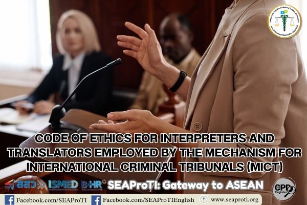 u5 CODE OF ETHICS FOR INTERPRETERS AND TRANSLATORS EMPLOYED