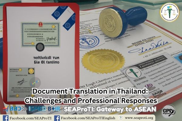 Document Translation in Thailand Challenges and Professional Responses