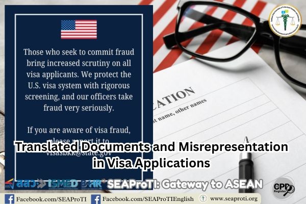 Translated Documents and Misrepresentation in Visa Applications
