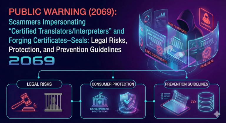 Fake Certified TranslatorsInterpreters Rights and Legal Risks