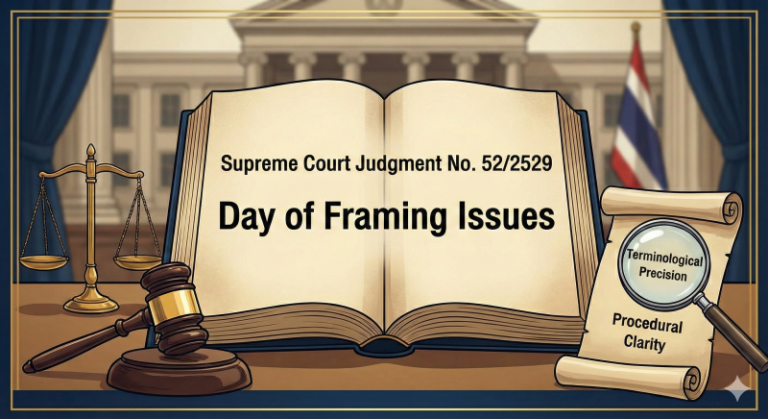 The Term Day of Framing Issues in Criminal Proceedings