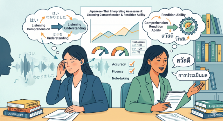 Japanese–Thai Interpreting Comprehension and Rendition