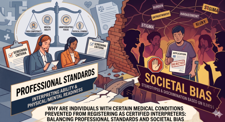 Medical Conditions and Interpreter Certification Standards vs. Bias