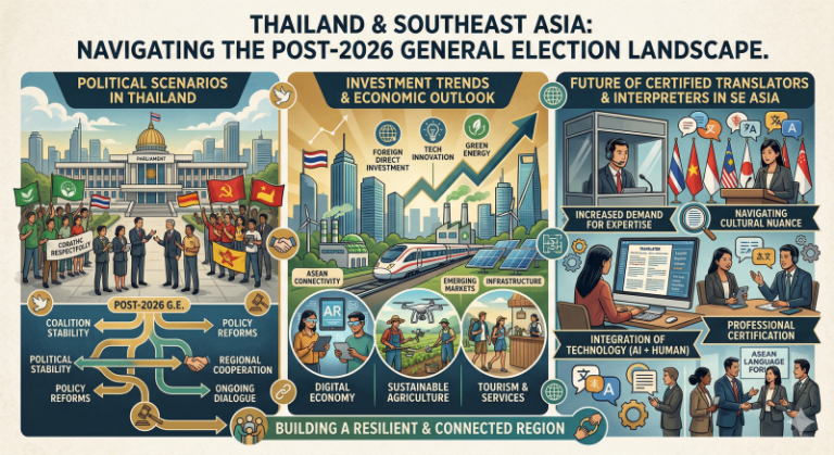 Post 2026 Election Thailand Politics Investment and Language Professions