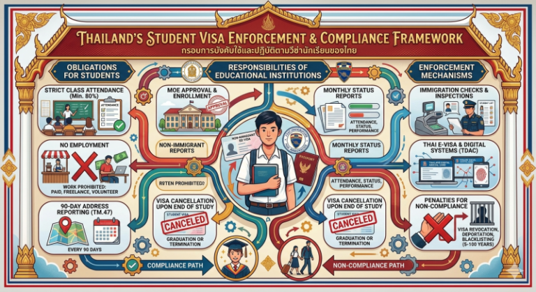 Thailands Student Visa Enforcement and Compliance Framework