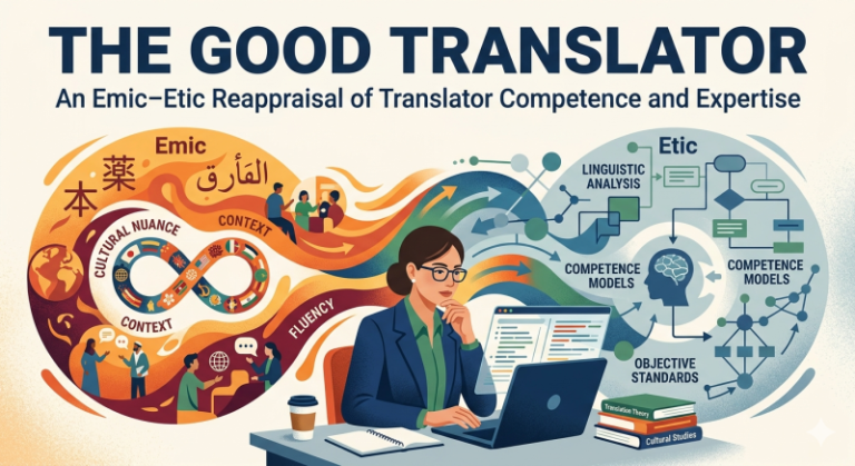 The Good Translator An Emic–Etic Reappraisal of Translator Competence and Expertise