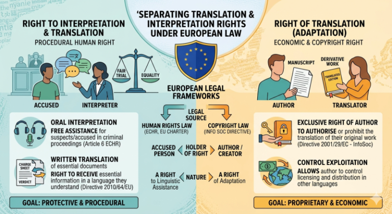 Separating Translation and Interpretation Rights under European Law