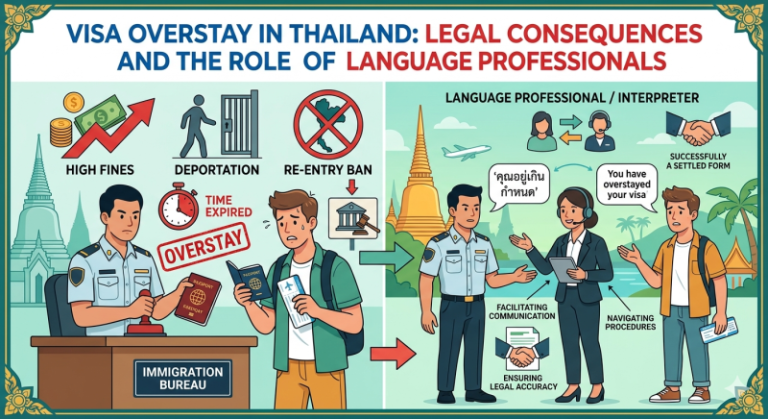 Visa Overstay in Thailand Legal Consequences and the Role of Language Professionals